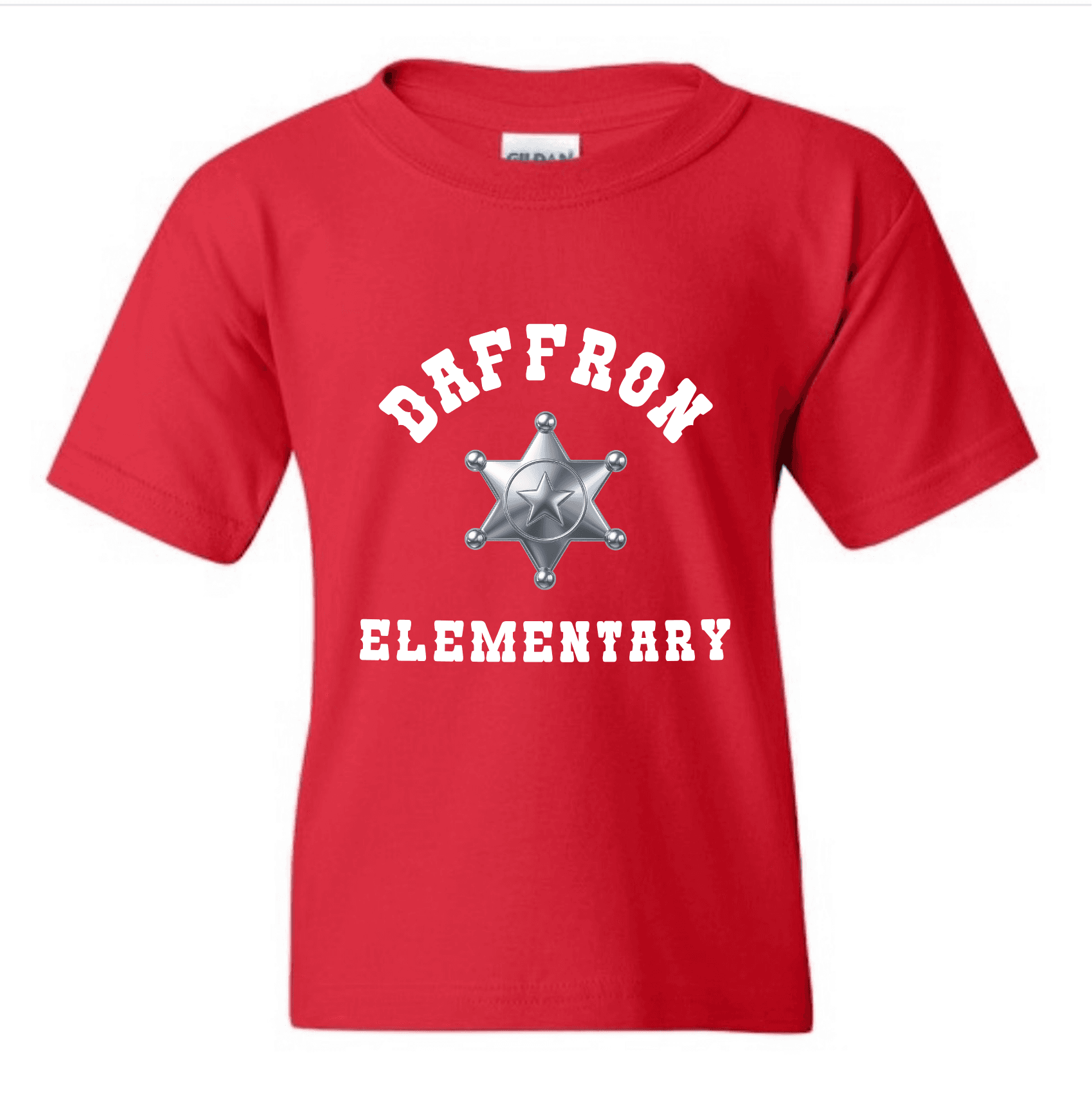 Field Day Shirt in Red-Pre-K